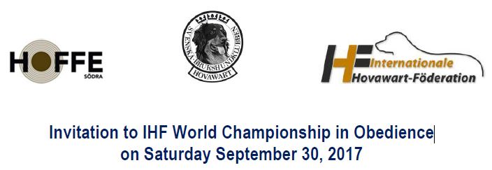 IHF World Championship in Obedience 2017-09-30